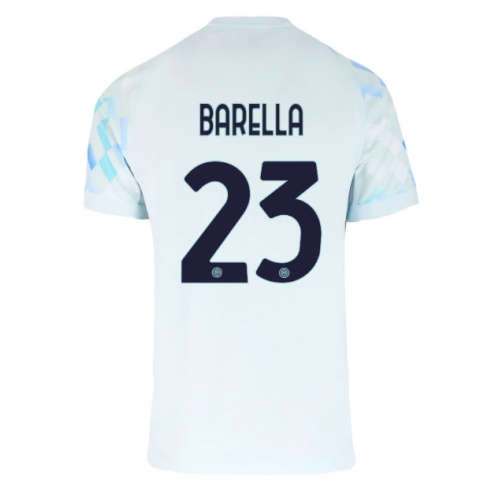 Billige Fotballdrakt Inter Milan Nicolo Barella #23 Replika Bortedrakt 2025-26 Kortermet Billige Fotballdrakt Inter Milan Nicolo Barella #23 Replika Bortedrakt 2025-26 Kortermet
